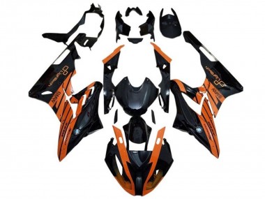Cheap 2015-2016 BMW S1000RR Motorcycle Fairing - Orange Glossy Black