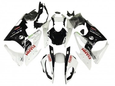 Cheap 2015-2016 BMW S1000RR Motorcycle Fairings - Pearl White Black Fiamm