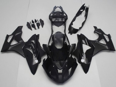 Cheap 2017-2018 BMW S1000RR Motorcycle Fairings - Glossy Black Matte Black
