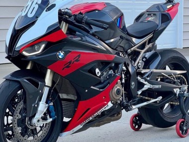 Cheap 2019-2022 BMW S1000RR Motorcycle Fairings - Red Black White