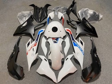 Cheap 2019-2022 BMW S1000RR Motorcycle Fairings - Glossy White Matte Black Blue