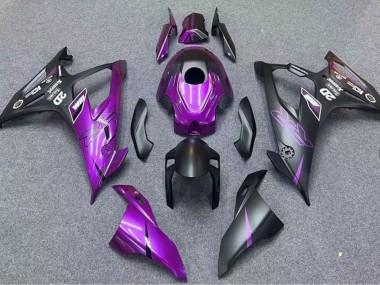 Cheap 2019-2022 BMW S1000RR Motorcycle Fairings - Matte Black Purple
