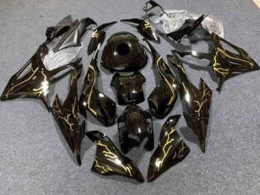 Cheap 2019-2022 BMW S1000RR Motorcycle Fairings - Black Gold