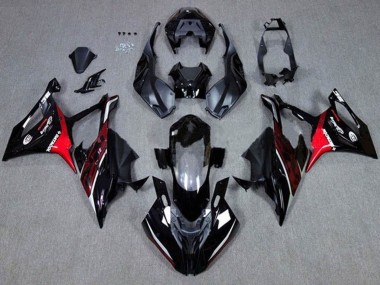 Cheap 2019-2022 BMW S1000RR Motorcycle Fairings - Black Dark Red Red