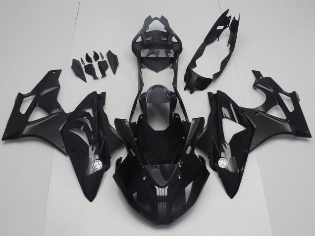 2019-2022 BMW S1000RR Motorcycle Fairings - Black Matte Black