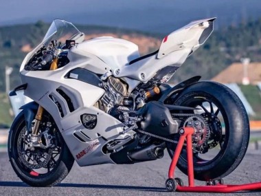 Cheap 2022-2024 Ducati Panigale V4 V4S Motorcycle Fairings - White