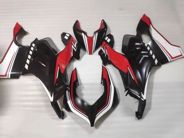 2020-2021 Ducati Panigale V4 V4S Motorcycle Fairings - White Red Glossy Black