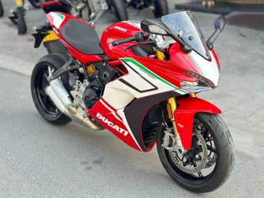 Cheap 2017-2022 Ducati Supersport 939/939S Motorcycle Fairings - Red White Green Stripe