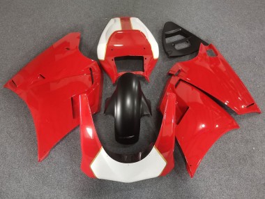 Cheap 1993-2005 Ducati 748/916/996/998 Motorcycle Fairings - White Red Gold Matte Black Race Fairings