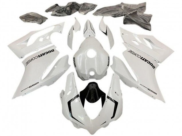 2015-2020 Ducati 1299 Motorcycle Fairings - Pearl White