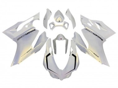 Cheap 2011-2014 Ducati Panigale 1199 Motorcycle Fairings - Pearl White Corse