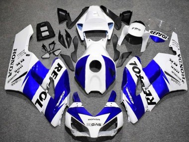 Cheap 2004-2005 Honda CBR1000RR Motorcycle Fairings - White Blue Black Repsol