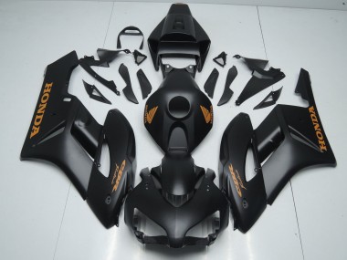 Cheap 2004-2005 Honda CBR1000RR Motorcycle Fairings - Matte Black Orange Decals