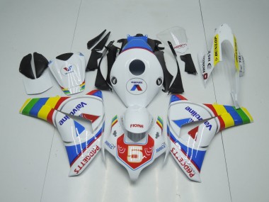 Cheap 2008-2011 Honda CBR1000RR Motorcycle Fairings - White Blue Red Valvoline Color Wheel