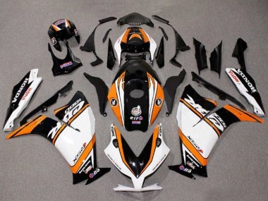Cheap 2012-2016 Honda CBR1000RR Motorcycle Fairings - White Orange Glossy Black