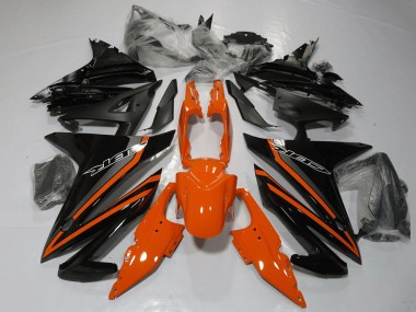 Cheap 2013-2015 Honda CBR500R Motorcycle Fairings - Orange Grey Glossy Black