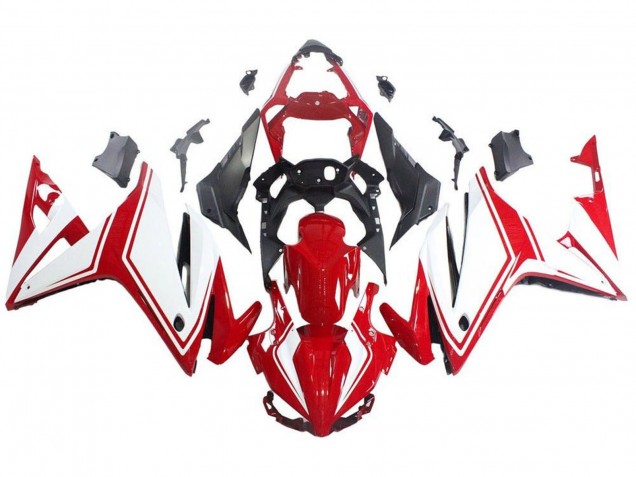 2016-2018 Honda CBR500R Motorcycle Fairings - White Red