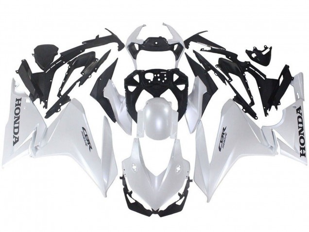 2019-2021 Honda CBR500R Motorcycle Fairings - White