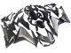 2019-2021 Honda CBR500R Motorcycle Fairings - Silver Matte Black