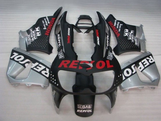 1994-1995 Honda CBR900RR 893 Motorcycle Fairings - Silver Matte Black White Red Repsol