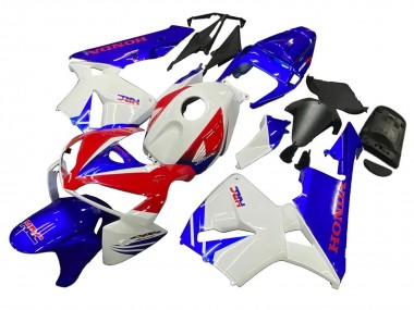 Cheap 2005-2006 Honda CBR600RR Motorcycle Fairings - White Red Blue HRC
