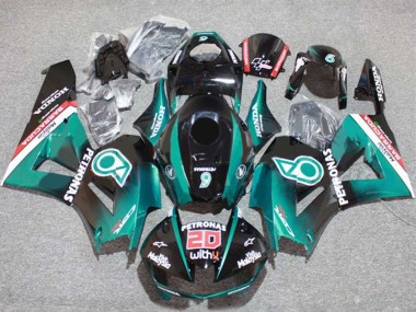 Cheap 2013-2023 Honda CBR600RR Motorcycle Fairings - Teal Blue Glossy Black Petronas 20