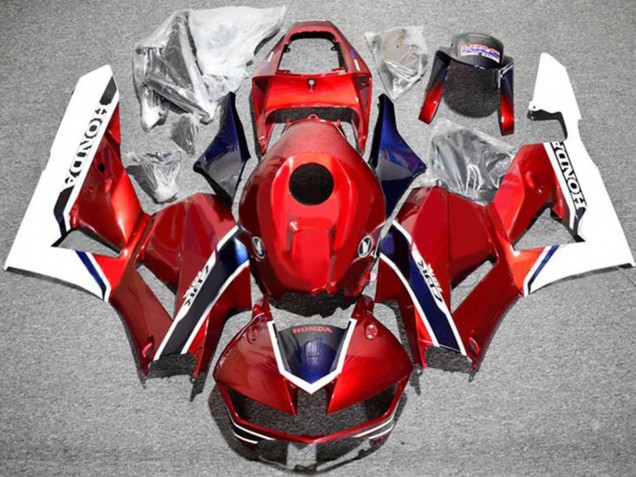 2013-2026 Honda CBR600RR Motorcycle Fairings - White Red Blue