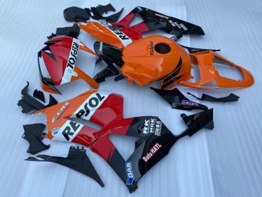 Cheap 2013-2023 Honda CBR600RR Motorcycle Fairing - Orange White Red Glossy Black Repsol