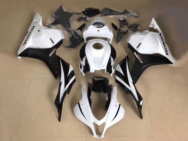 Cheap 2013-2023 Honda CBR600RR Motorcycle Fairing - White Glossy Black