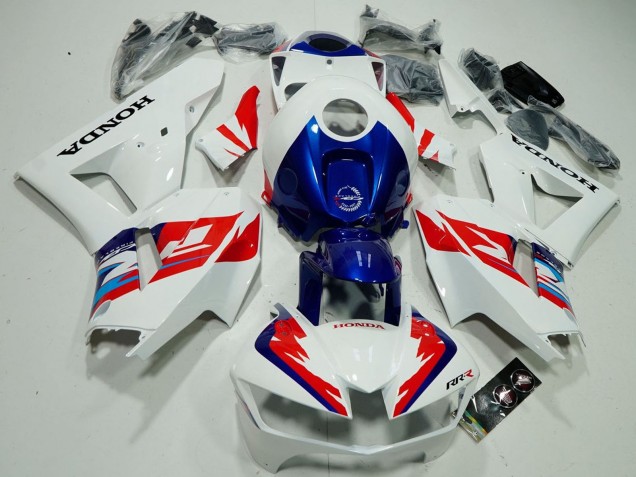 2013-2026 Honda CBR600RR Motorcycle Fairings - White Red Blue Fireblade