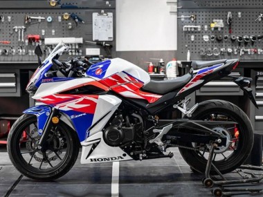 Cheap 2022 Honda CBR400R Motorcycle Fairings - White Red Blue