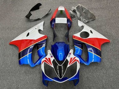 Cheap 2001-2003 Honda CBR600 F4i Motorcycle Fairings - White Red Blue Dark Blue