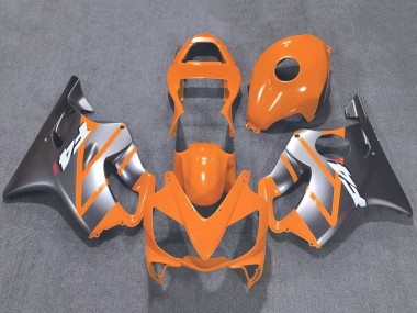 Cheap 2001-2003 Honda CBR600 F4i Motorcycle Fairings - Silver Orange
