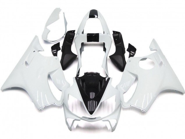 2001-2003 Honda CBR600 F4i Motorcycle Fairings - White Black
