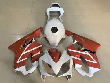 Cheap 2001-2003 Honda CBR600 F4i Motorcycle Fairings - White Orange