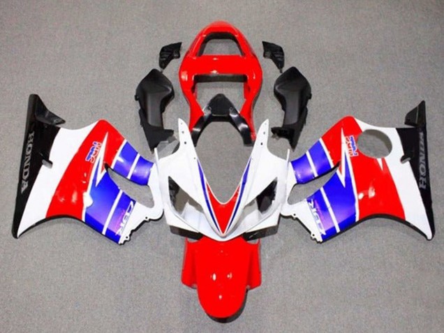 2001-2003 Honda CBR600 F4i Motorcycle Fairings - White Red Blue Black