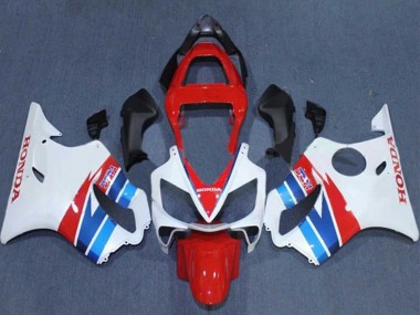 Cheap 2001-2003 Honda CBR600 F4i Motorcycle Fairings - White Red Blue