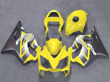 Cheap 2001-2003 Honda CBR600 F4i Motorcycle Fairings - Yellow Silver