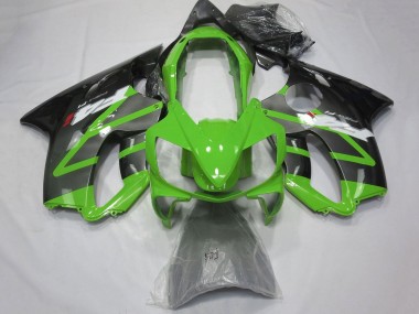 Cheap 2004-2007 Honda CBR600 F4i Motorcycle Fairings - Green Grey Glossy Black