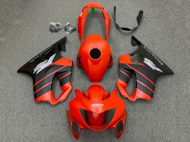 Cheap 2004-2007 Honda CBR600 F4i Motorcycle Fairings - Red Matte Black