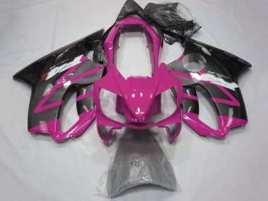 Cheap 2004-2007 Honda CBR600 F4i Motorcycle Fairings - Pink Grey Glossy Black