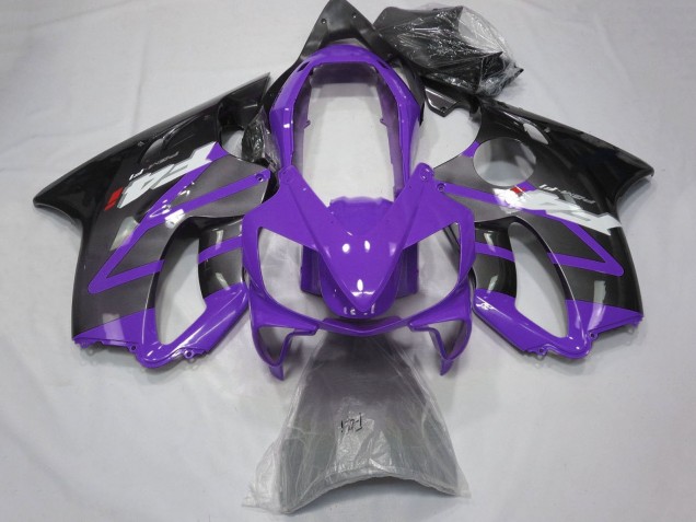 2004-2007 Honda CBR600 F4i Motorcycle Fairings - Purple Grey Glossy Black