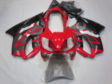 Cheap 2004-2007 Honda CBR600 F4i Motorcycle Fairings - Red Grey Glossy Black