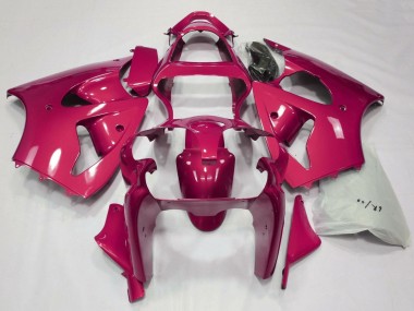 Cheap 2000-2002 Kawasaki ZX6R Motorcycle Fairings - Hot Pink