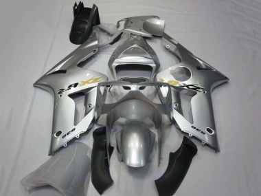 Cheap 2003-2004 Kawasaki ZX6R Motorcycle Fairing - Silver