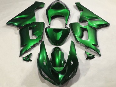 Cheap 2005-2006 Kawasaki ZX6R Motorcycle Fairings - Candy Green