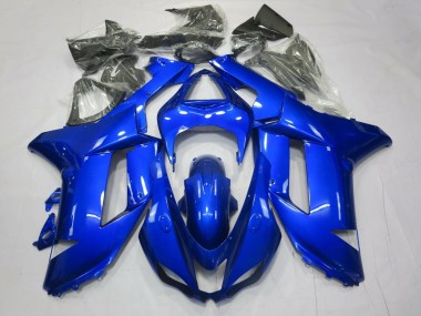 Cheap 2007-2008 Kawasaki ZX6R Motorcycle Fairings - Blue