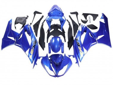 Cheap 2009-2012 Kawasaki ZX6R Motorcycle Fairings - Blue Black Gold