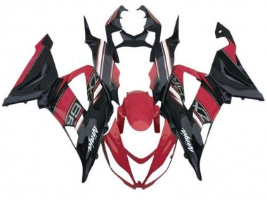 Cheap 2013-2018 Kawasaki ZX6R Motorcycle Fairings - Red Black White