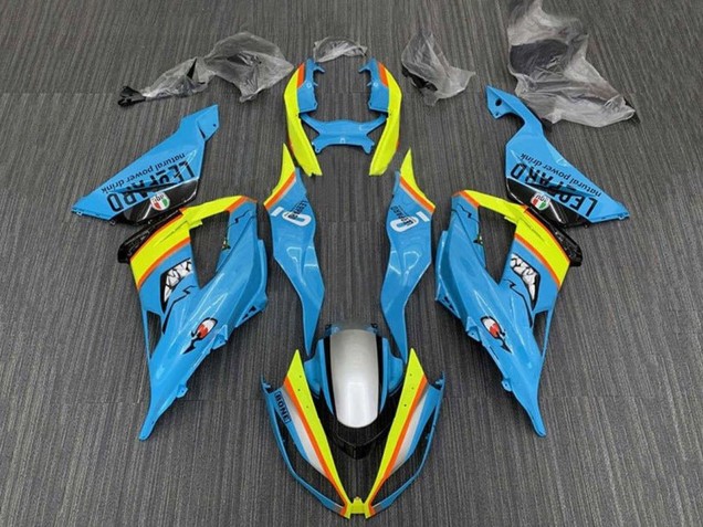 2013-2018 Kawasaki ZX6R Motorcycle Fairings - Light Blue Yellow Orange Black Silver